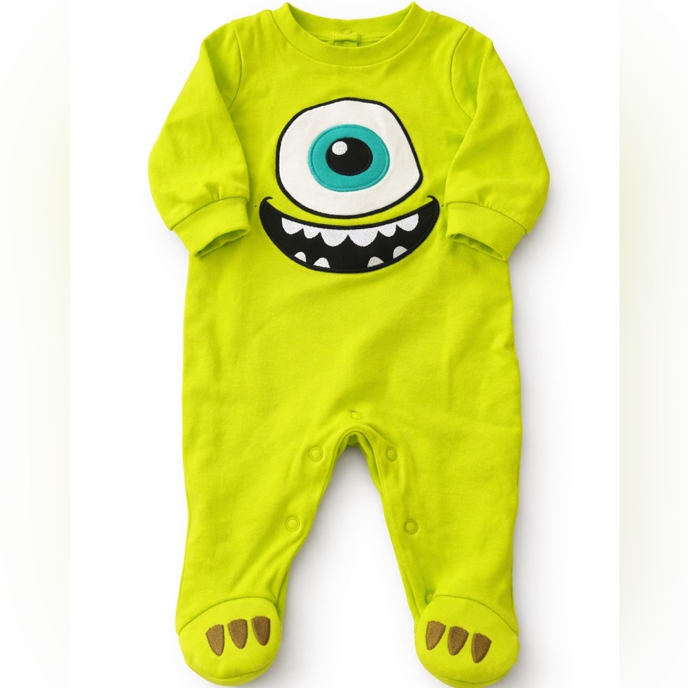Disney Baby Monsters Inc Mike Wazowski Footed Sleeper